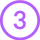 number 3 icon