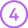 number 4 icon
