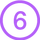 number 6 icon