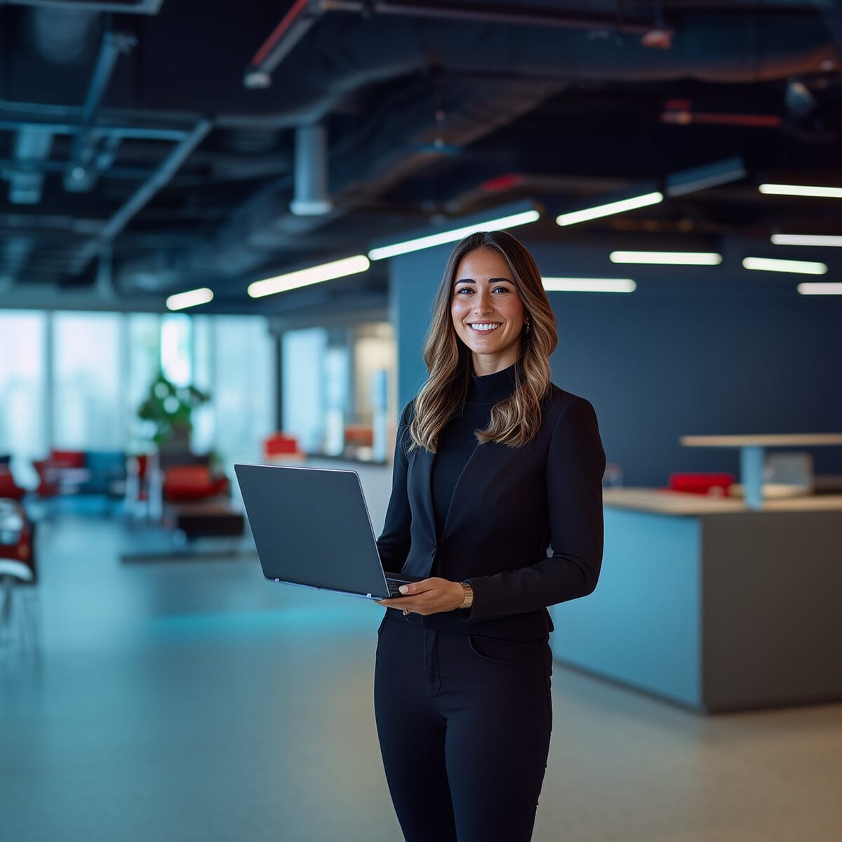 Person working at a tech company