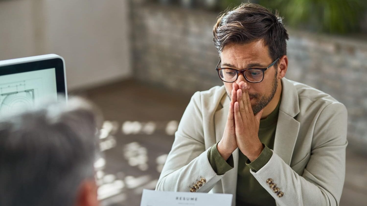 Business client discussing coverage with errors and omissions insurance agents