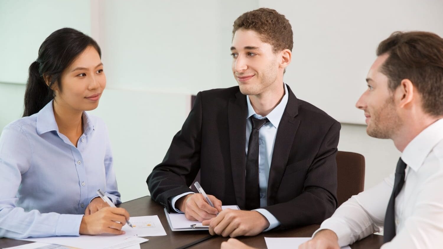 Meeting about general liability insurance cost