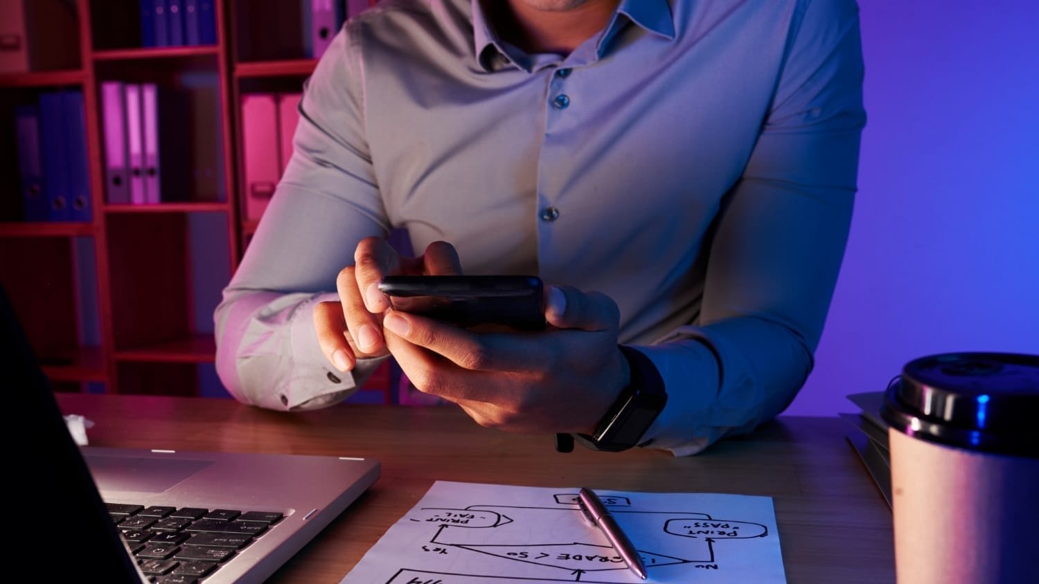 App planning session with tech startup insurance considerations