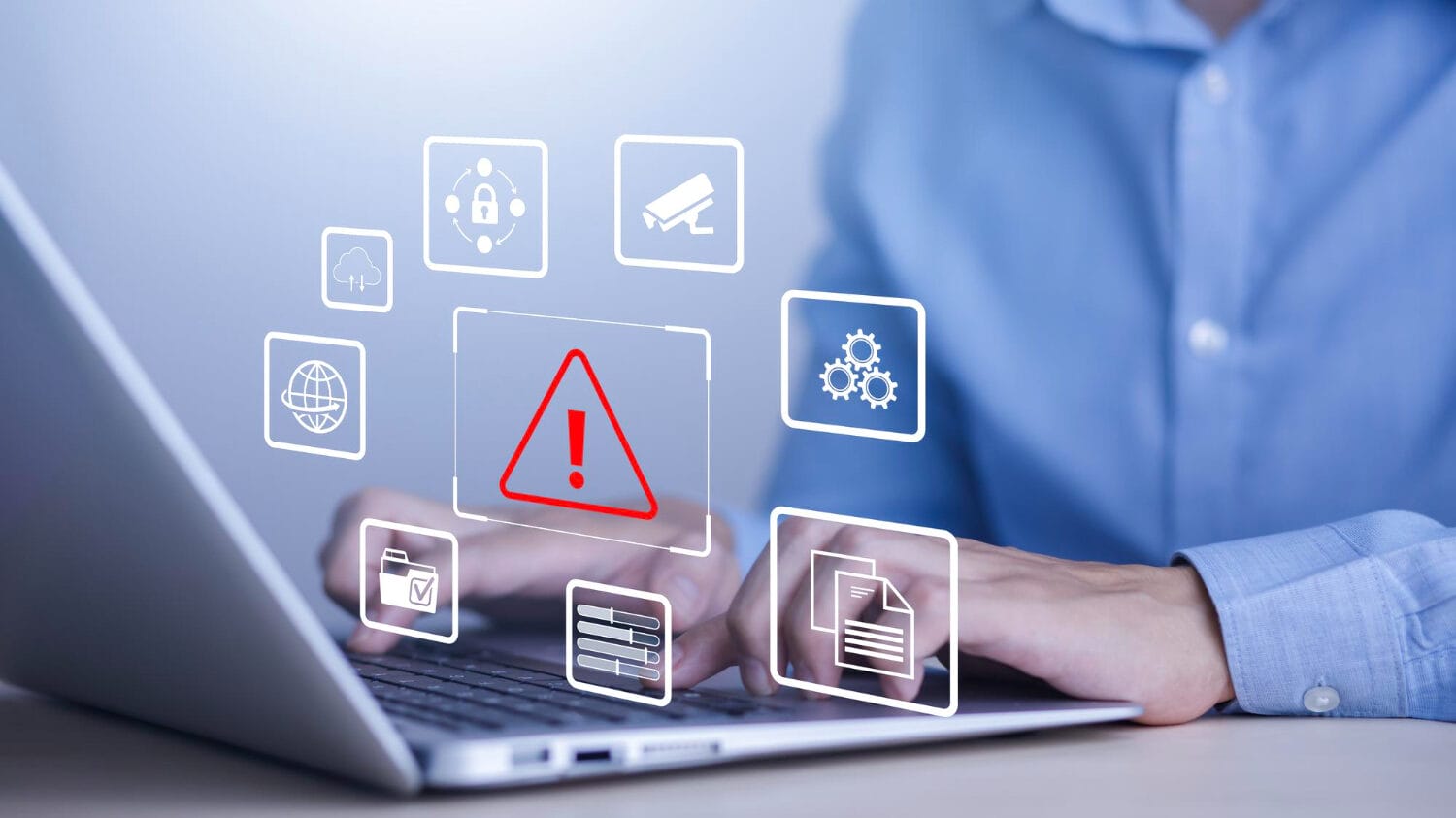 Digital risk alerts related to technical errors and omissions insurance