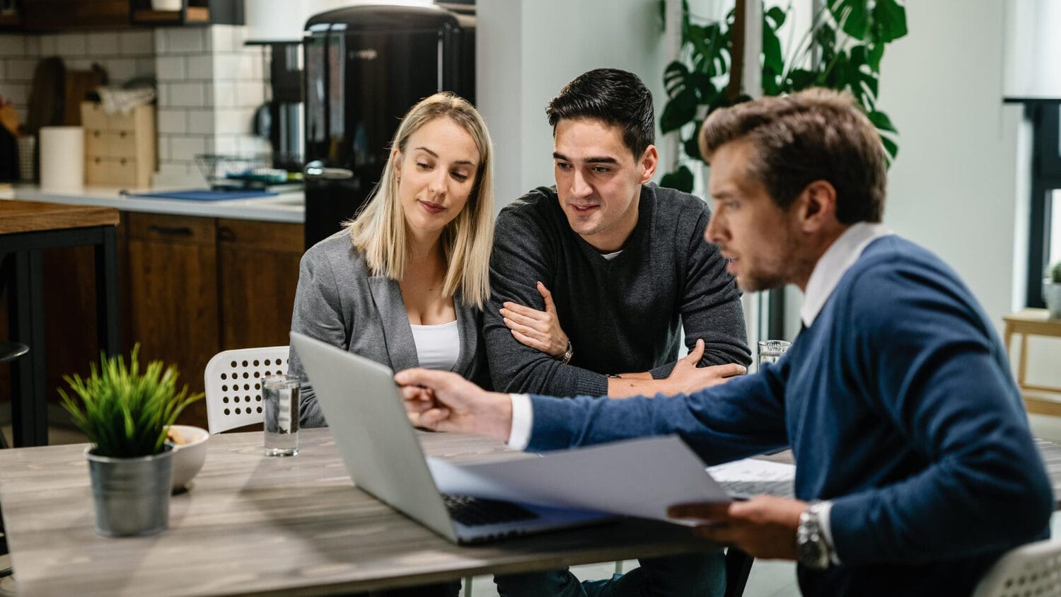 Cyber insurance brokers advising clients during policy review