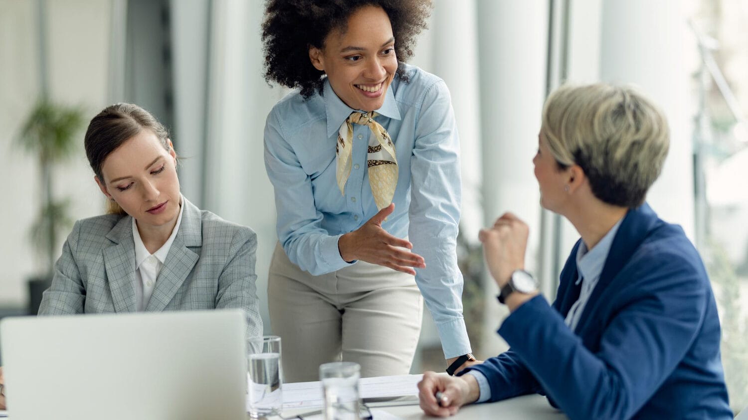 Professional liability coverage discussed during business team meeting