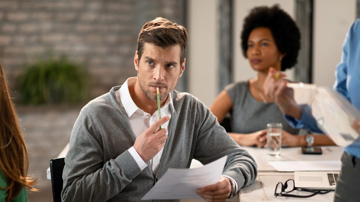 Entrepreneur reviewing mistakes buying business insurance