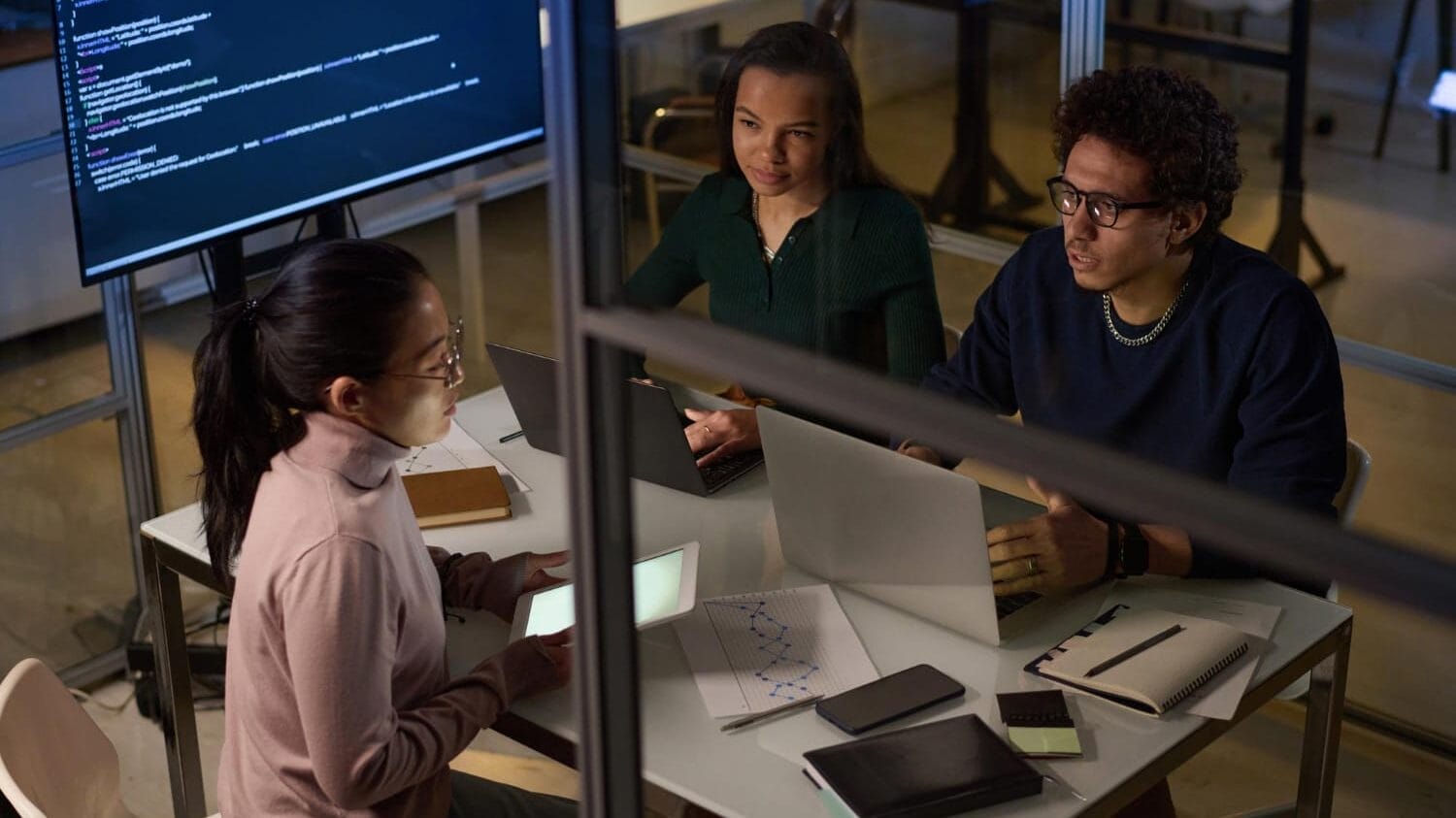 Software team planning code updates